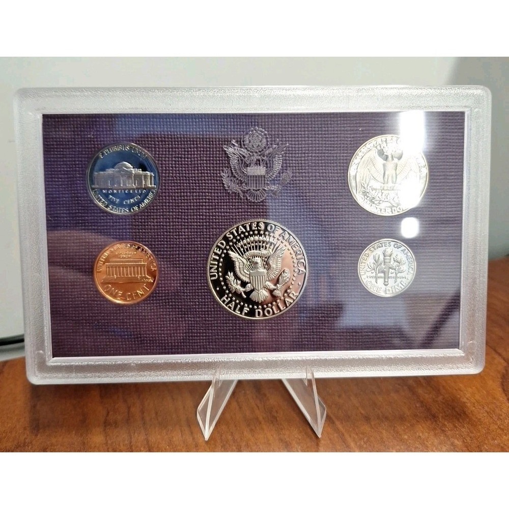 1987 S Proof Set Clad U.S. Mint In Original Government Packaging OGP 5 coin set - Picture 2 of 4